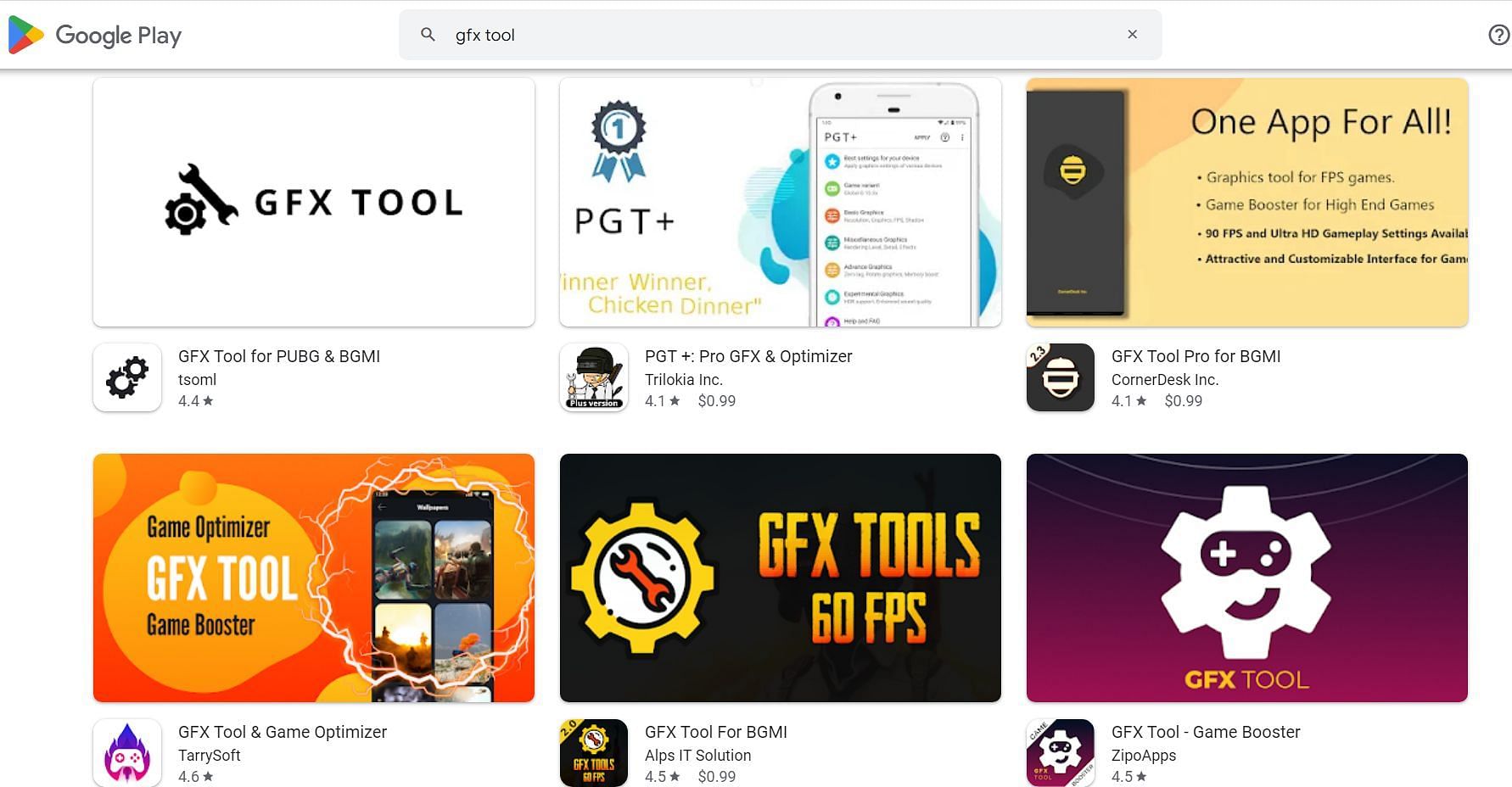 Avoid downloading GFX tools or gameplay-booster apps (Image via Google)